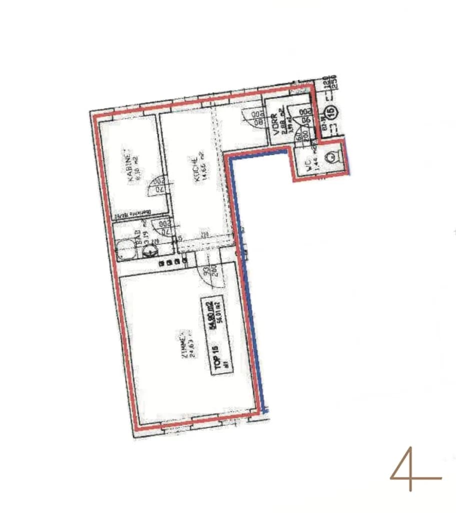 2-Zimmer-Wohnung kaufen in Wien – 56,01 m², € 315.000 – Bild 6 von 6