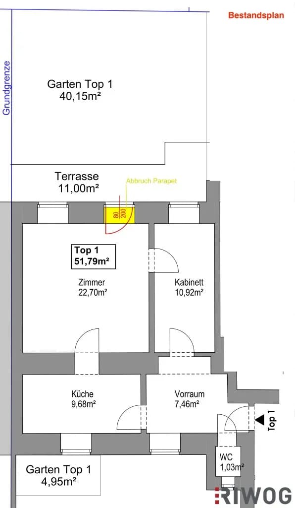 2-Zimmer-Wohnung kaufen in Wien – 51,79 m², € 270.000 – Bild 32 von 32