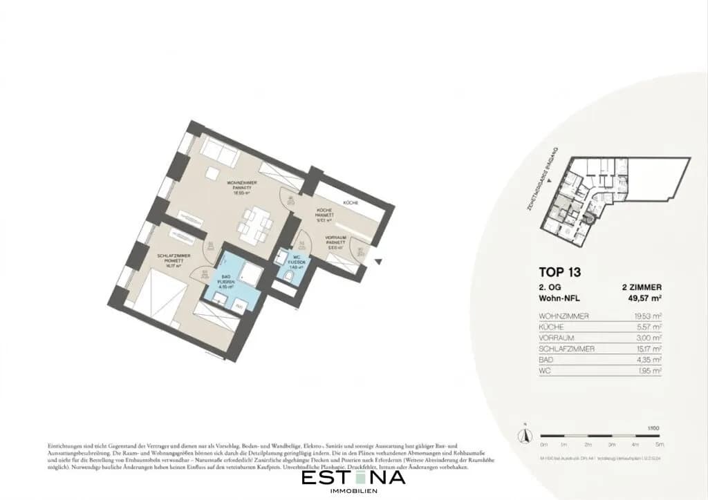 2-Zimmer-Wohnung kaufen in Wien – 50 m², € 245.000 – Bild 15 von 15