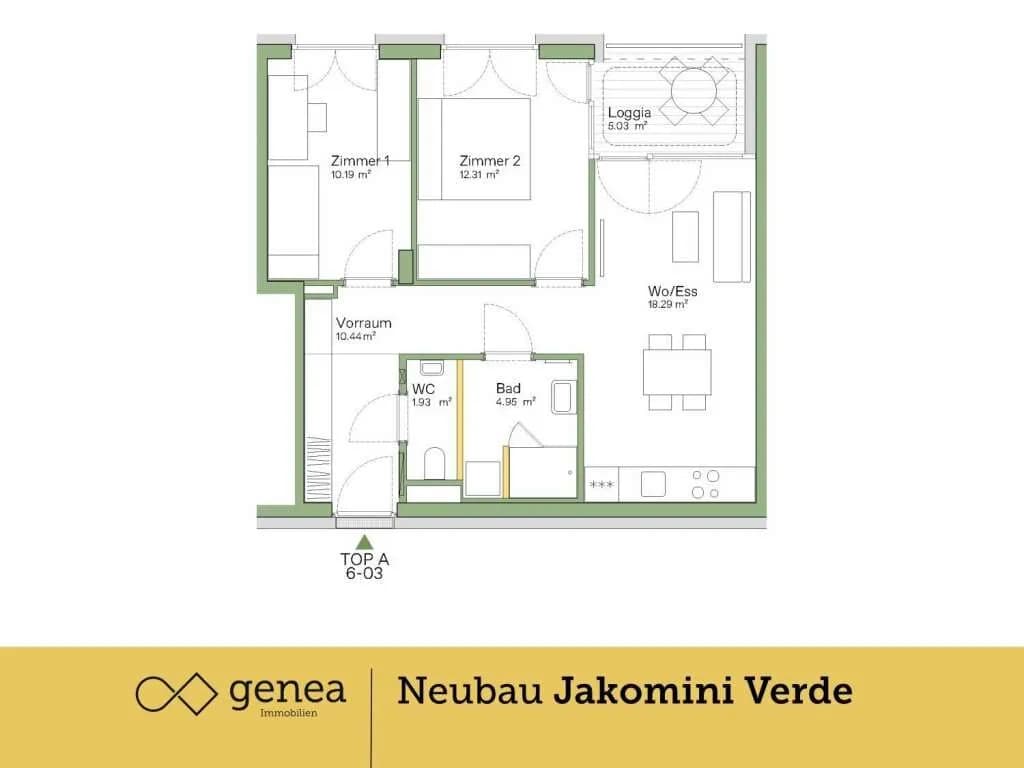 3-Zimmer-Wohnung kaufen in Graz – 58,11 m², € 314.000 – Bild 2 von 18
