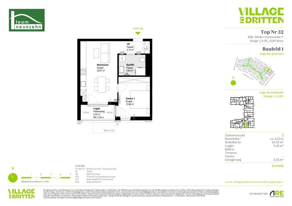 2-Zimmer-Wohnung mieten in Wien – 46,85 m², € 1.099 – Bild 29 von 29
