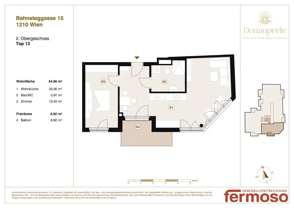 2-Zimmer-Wohnung kaufen in Wien – 54,74 m², € 399.000 – Bild 10 von 10