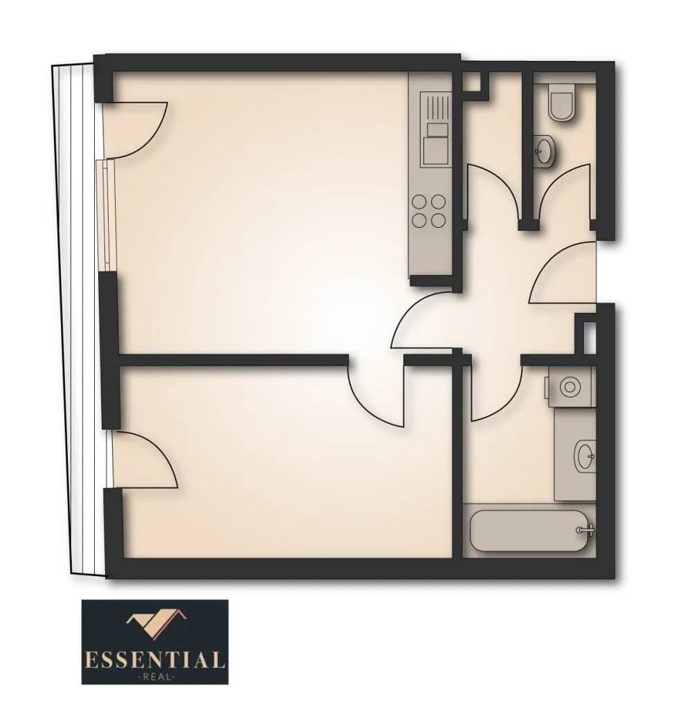 2-Zimmer-Wohnung mieten in Wien – 44,8 m², € 1.234 – Bild 9 von 10