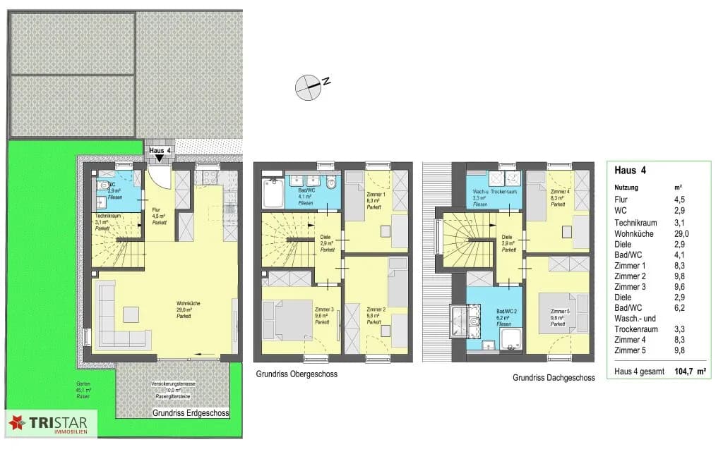 6-Zimmer-Haus kaufen in Wien – 104,7 m², € 599.000 – Bild 13 von 36