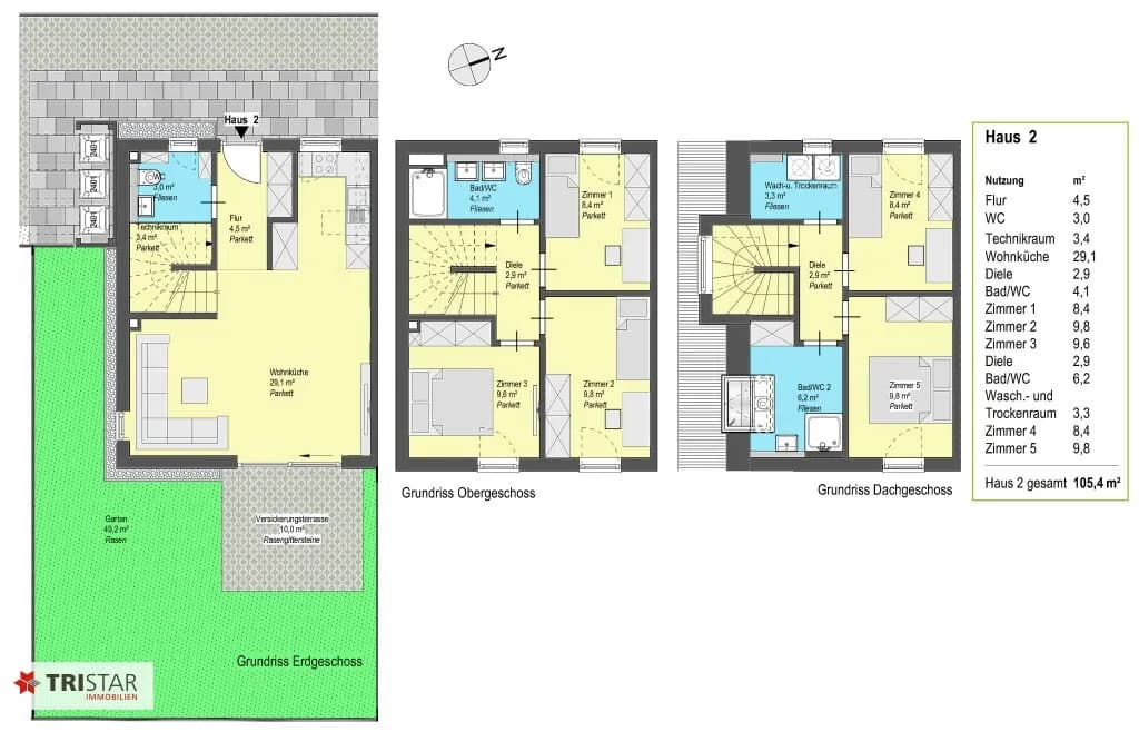 6-Zimmer-Haus kaufen in Wien – 104,7 m², € 599.000 – Bild 16 von 36