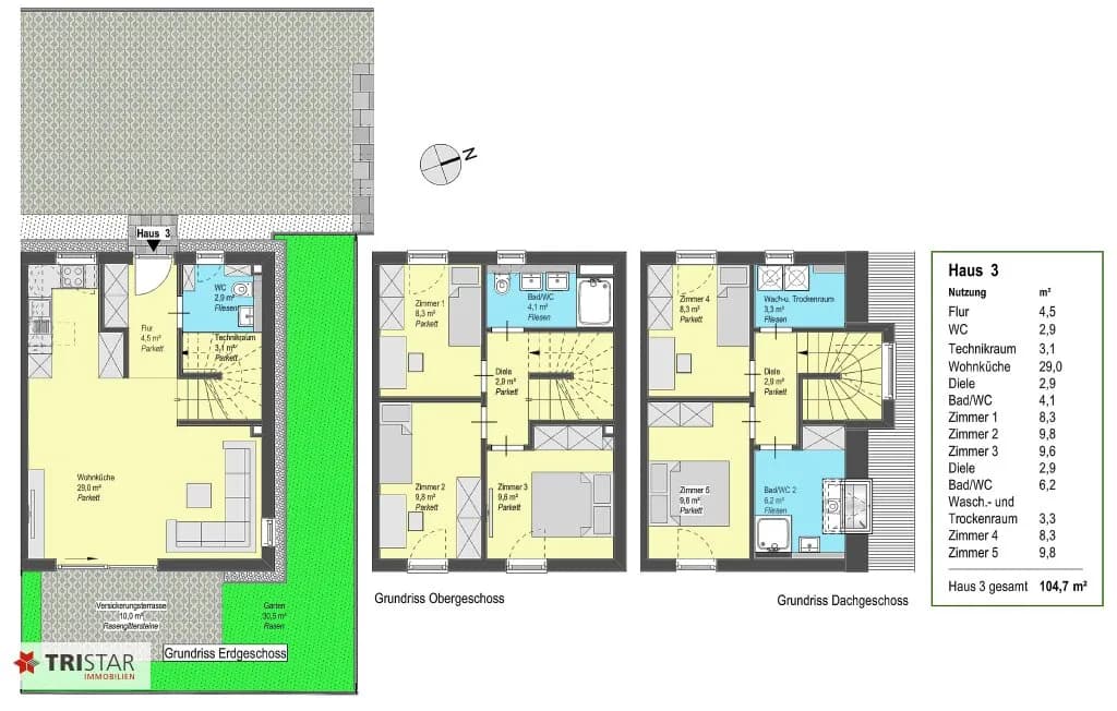 6-Zimmer-Haus kaufen in Wien – 104,7 m², € 599.000 – Bild 19 von 36
