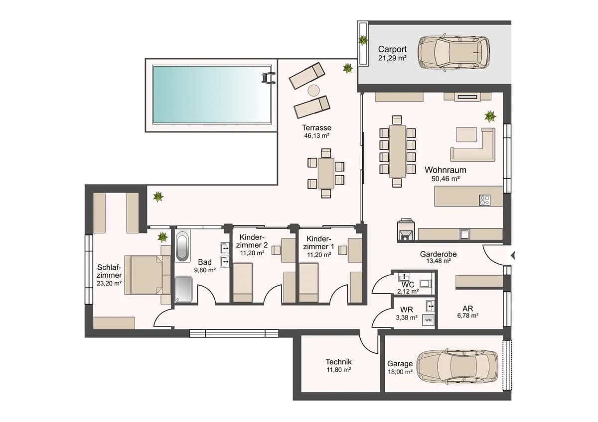4-Zimmer-Haus kaufen in Wels-Land – 145,42 m², € 890.000 – Bild 13 von 13