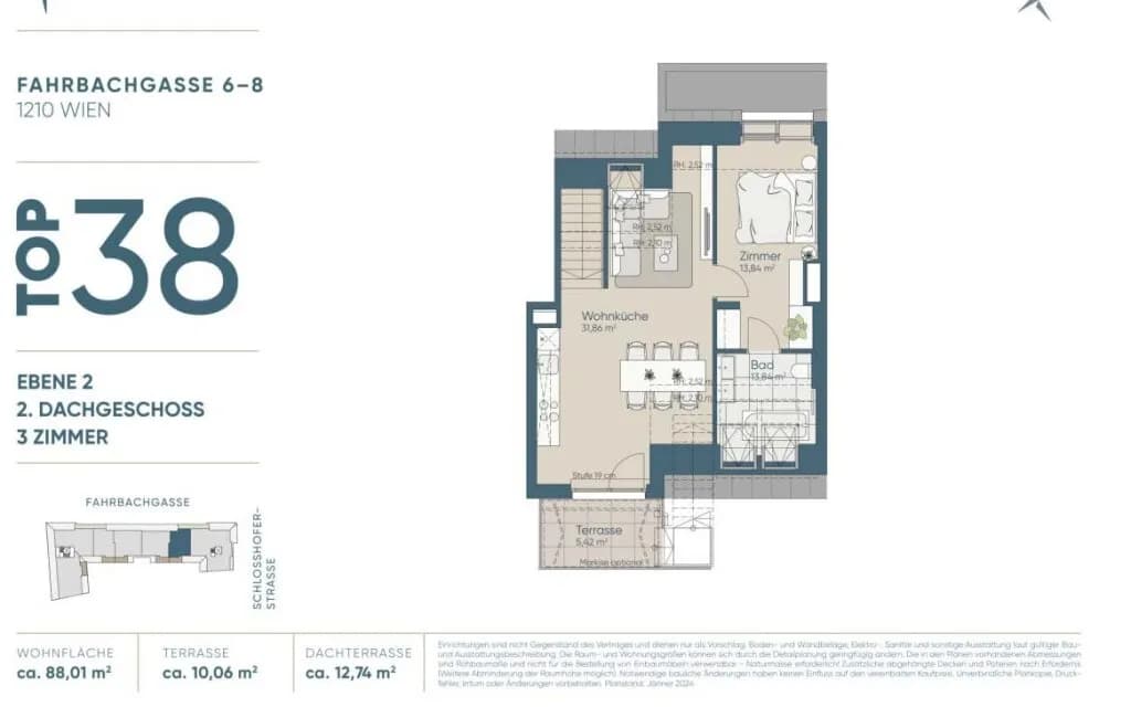 3-Zimmer-Wohnung kaufen in Wien – 88,01 m², € 673.600 – Bild 28 von 29