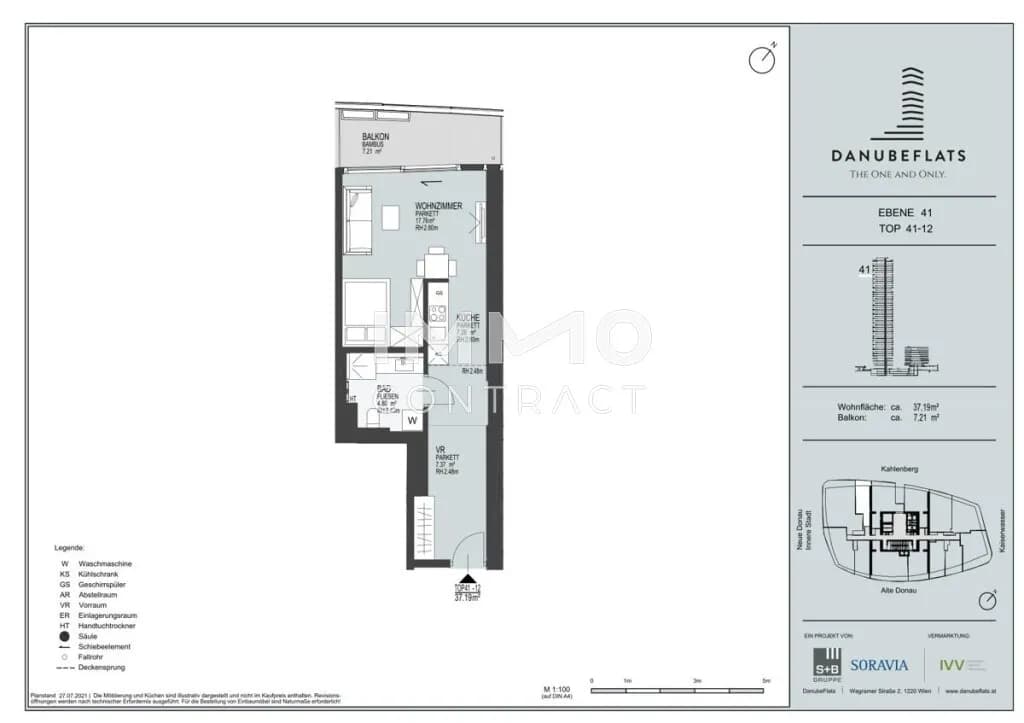 1-Zimmer-Wohnung kaufen in Wien – 37,19 m², € 546.500 – Bild 24 von 24