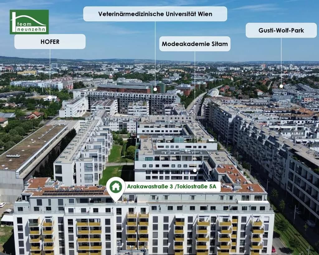 Immobilie kaufen in Wien – 53,9 m², € 356.700