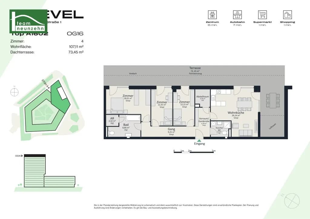 4-Zimmer-Wohnung mieten in Graz – 107,11 m², € 2.999 – Bild 32 von 32