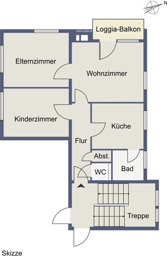 3-Zimmer-Wohnung kaufen in Hallein – 75,72 m², € 280.000 – Bild 8 von 8