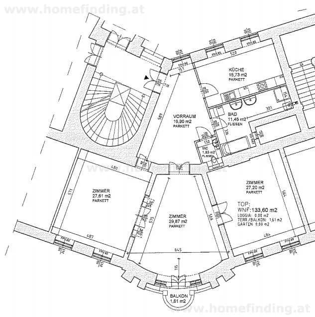 3-Zimmer-Wohnung mieten in Wien – 134,01 m², € 2.490 – Bild 11 von 11