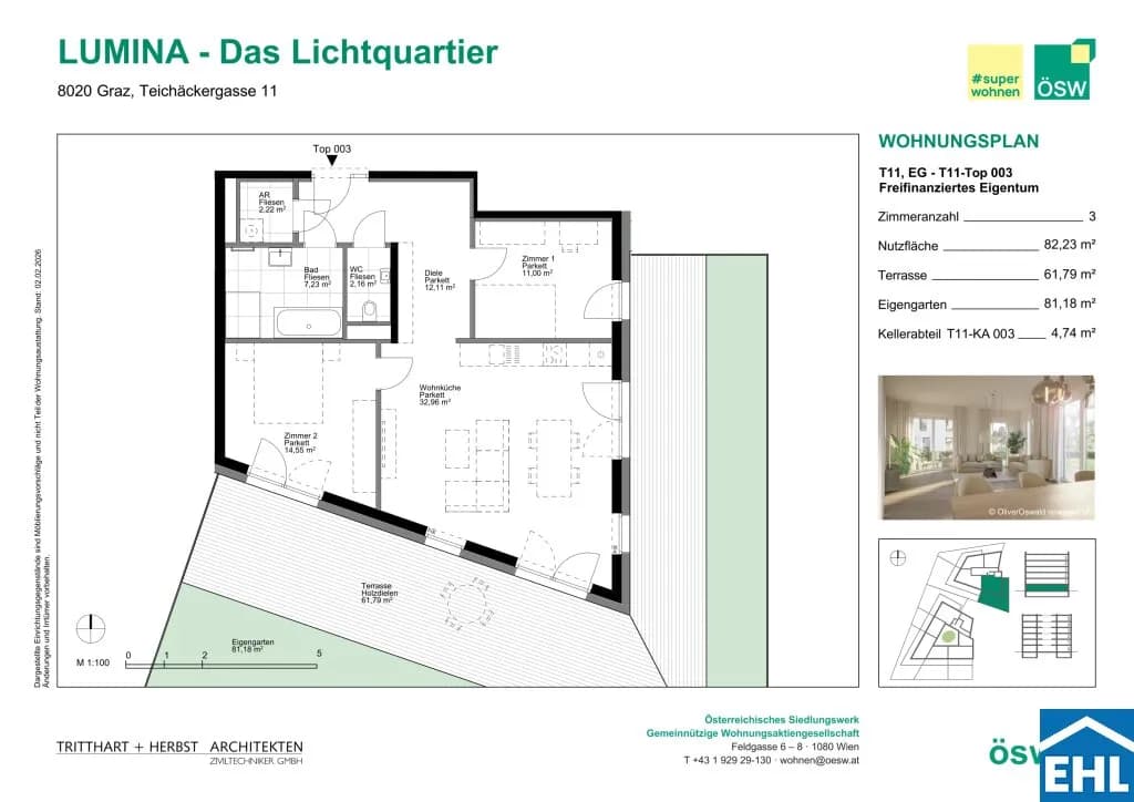 3-Zimmer-Wohnung kaufen in Graz – 81,83 m², € 385.000 – Bild 9 von 10