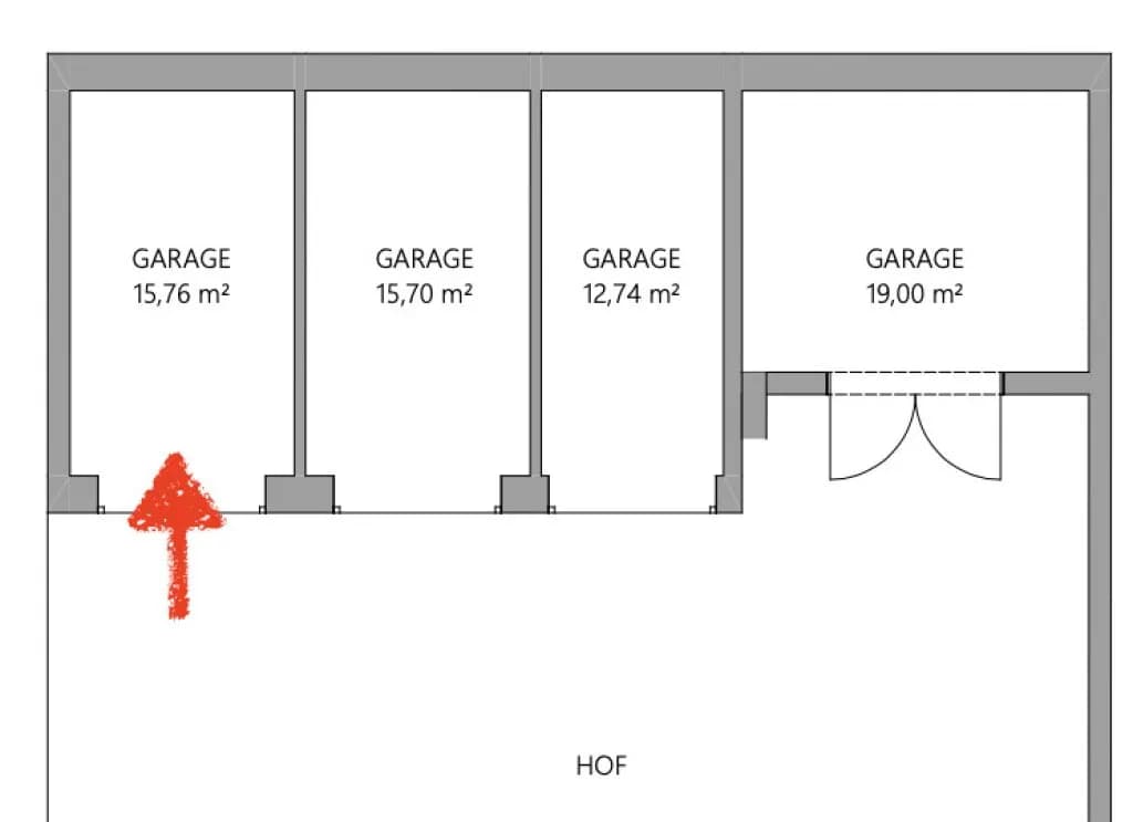 1-Zimmer-Gewerbeimmobilie mieten in Wien – 16 m², € 127 – Bild 14 von 14