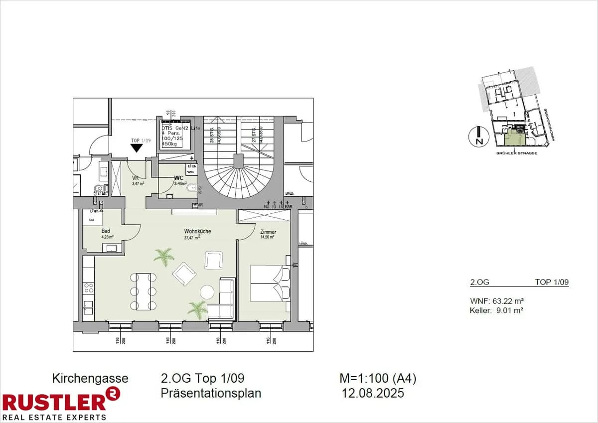 2-Zimmer-Wohnung kaufen in Mödling – 63,22 m², € 475.000 – Bild 11 von 14