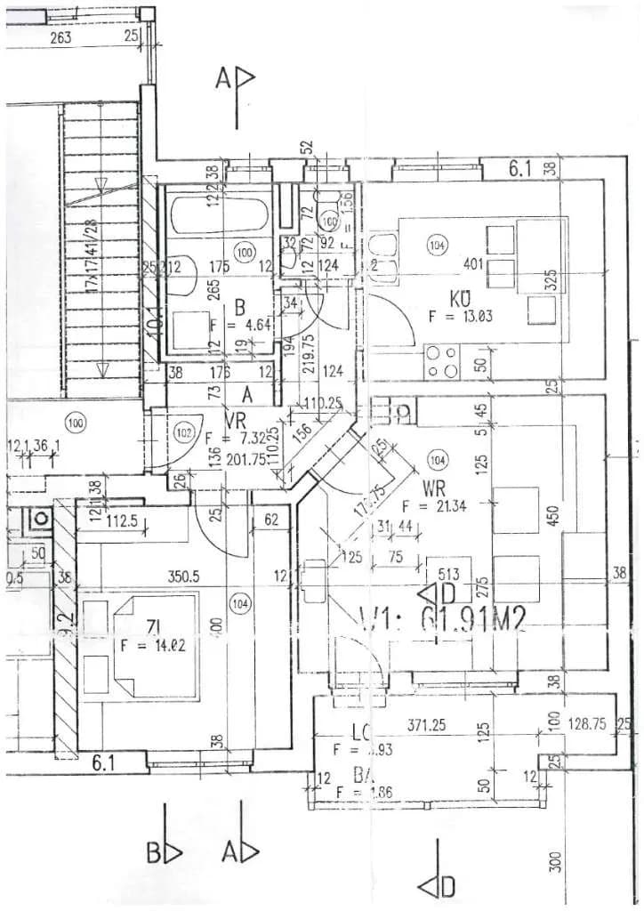 2-Zimmer-Wohnung mieten in Weiz – 61,91 m², € 644 – Bild 3 von 3
