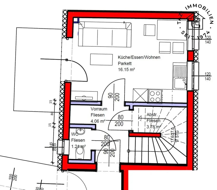 2-Zimmer-Wohnung mieten in Weiz – 45,17 m², € 588 – Bild 6 von 29