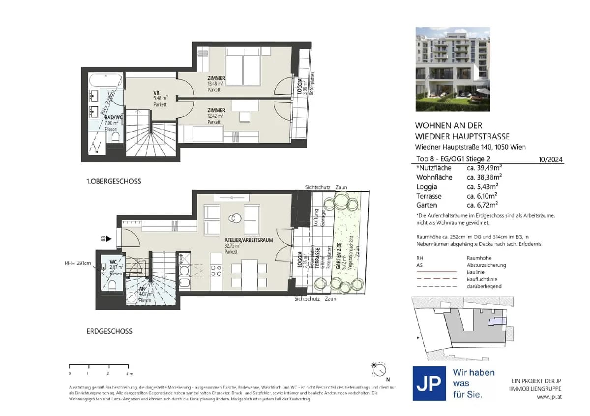 3-Zimmer-Wohnung mieten in Wien – 77,87 m², € 1.763 – Bild 9 von 9
