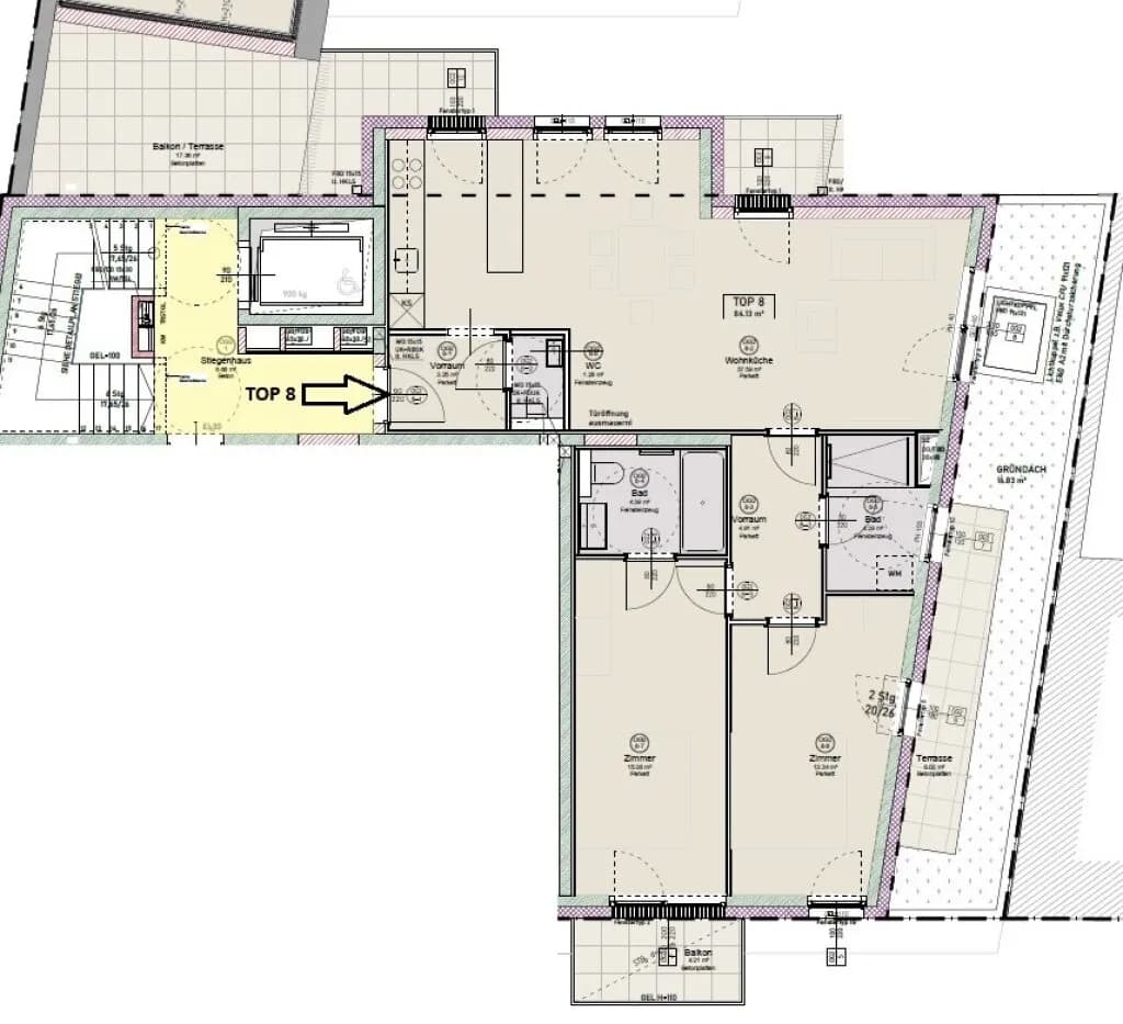 3-Zimmer-Wohnung kaufen in Wien – 84,13 m², € 945.000 – Bild 15 von 15
