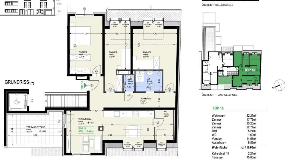 4-Zimmer-Wohnung kaufen in Wien – 116,05 m², € 749.000 – Bild 3 von 12