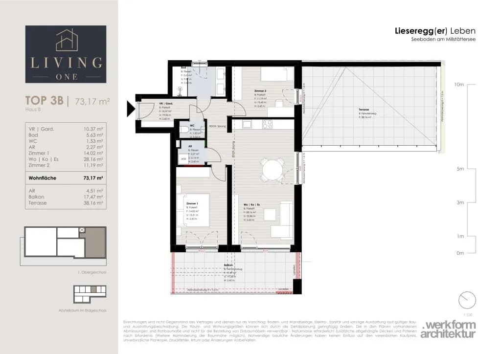 3-Zimmer-Wohnung kaufen in Spittal an der Drau – 73,17 m², € 376.900 – Bild 8 von 9