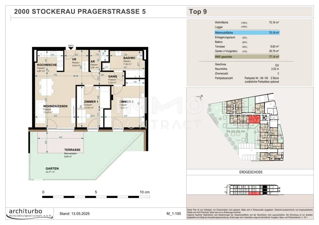 3-Zimmer-Wohnung kaufen in Korneuburg – 70 m², € 342.497 – Bild 4 von 9