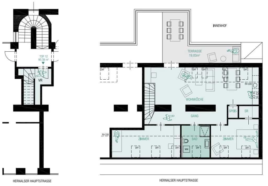 3-Zimmer-Wohnung mieten in Wien – 90 m², € 1.999 – Bild 31 von 31