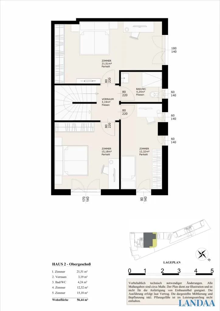 5-Zimmer-Haus kaufen in Korneuburg – 135,1 m², € 579.000 – Bild 25 von 26