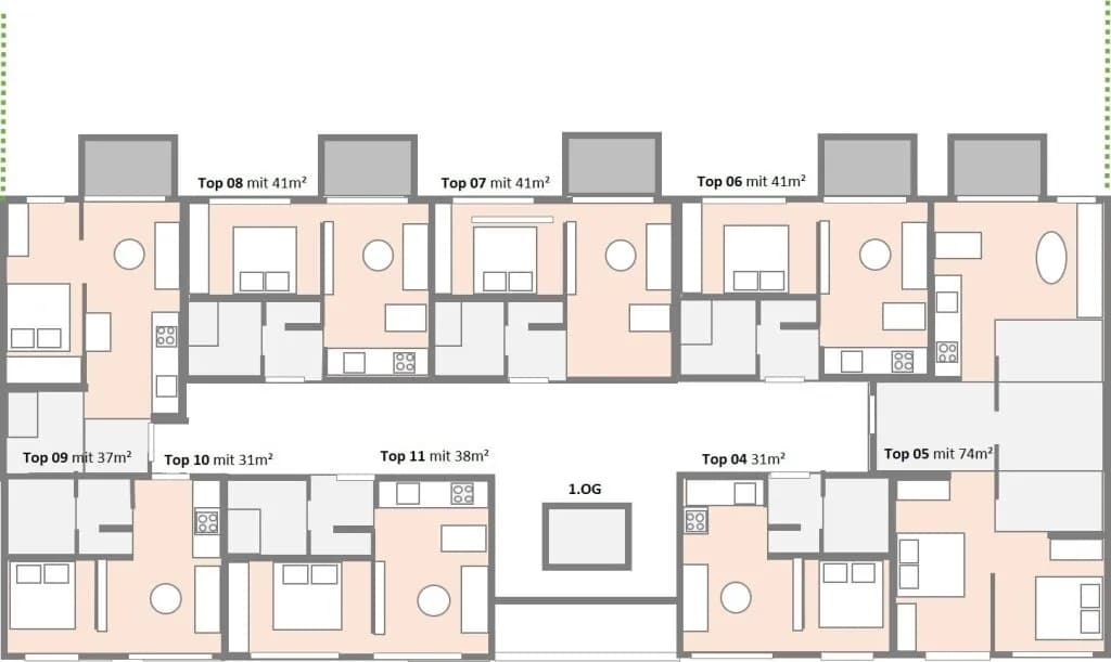 2-Zimmer-Wohnung kaufen in Graz – 41,11 m², € 209.373 – Bild 6 von 10