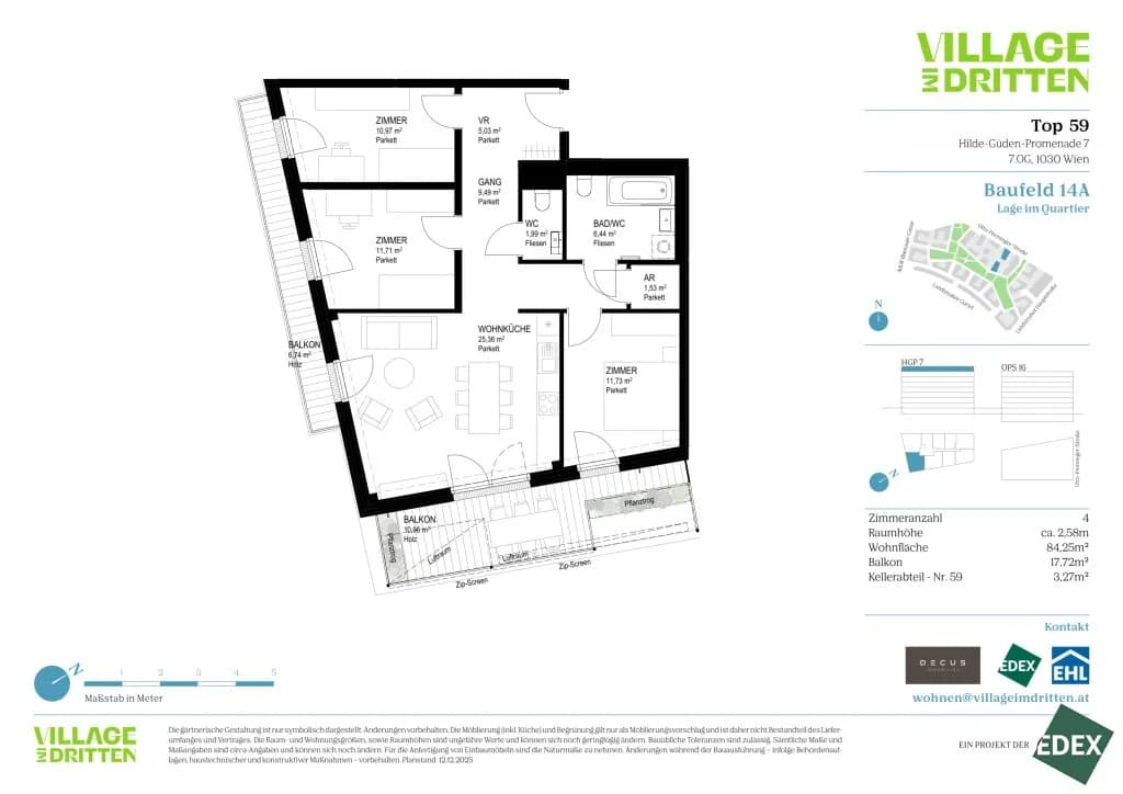 4-Zimmer-Wohnung kaufen in Wien – 84,25 m², € 789.000 – Bild 13 von 13