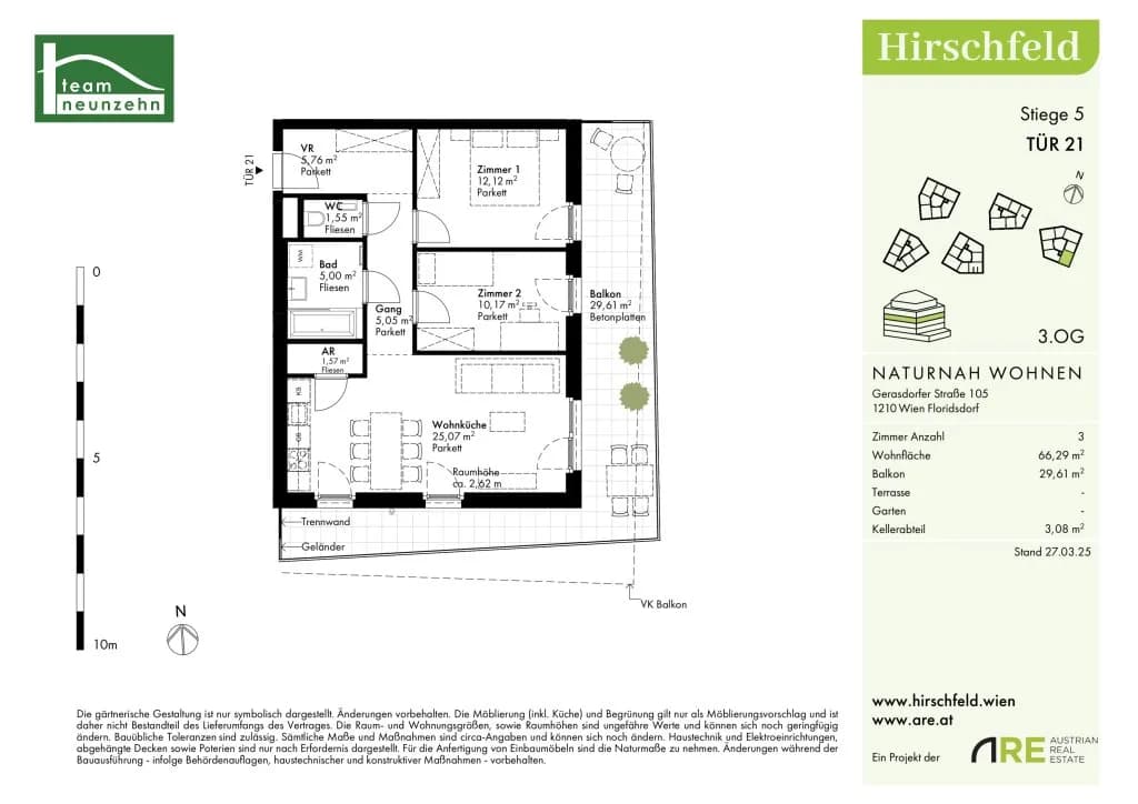 Immobilie kaufen in Wien – 66,29 m², € 366.000 – Bild 30 von 30