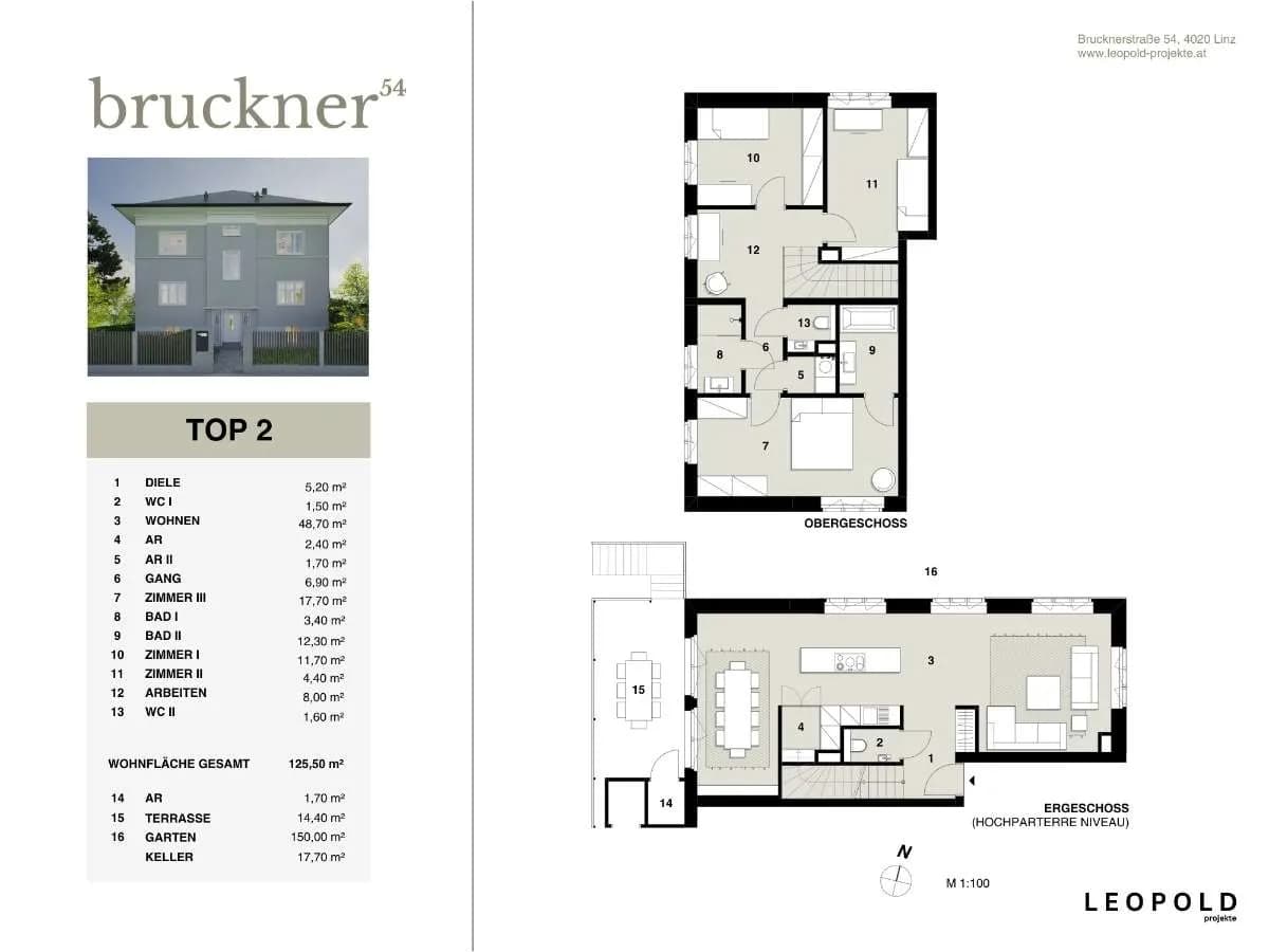 4-Zimmer-Wohnung kaufen in Linz – 125 m², € 775.000 – Bild 5 von 6