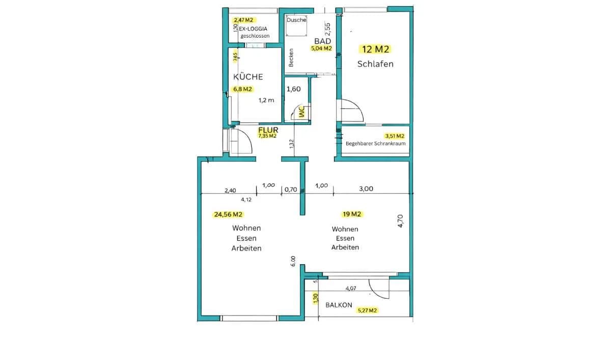 3-Zimmer-Wohnung kaufen in Innsbruck – 80 m², € 469.000 – Bild 21 von 22