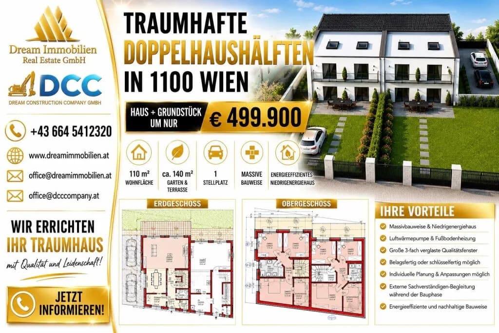 Haus kaufen in Wien – 108 m², € 499.900