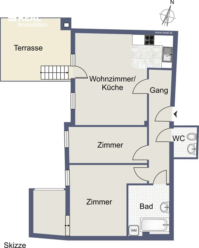 3-Zimmer-Wohnung kaufen in Amstetten – 80,3 m², € 341.500 – Bild 14 von 15