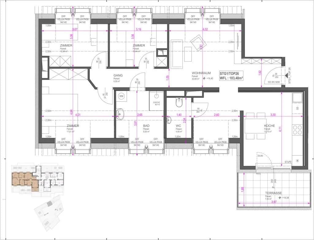 4-Zimmer-Wohnung kaufen in Wien – 103,48 m², € 699.000 – Bild 26 von 27