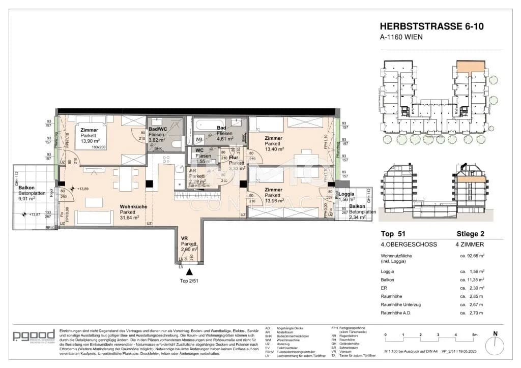 4-Zimmer-Wohnung kaufen in Wien – 91,1 m², € 734.100 – Bild 8 von 8