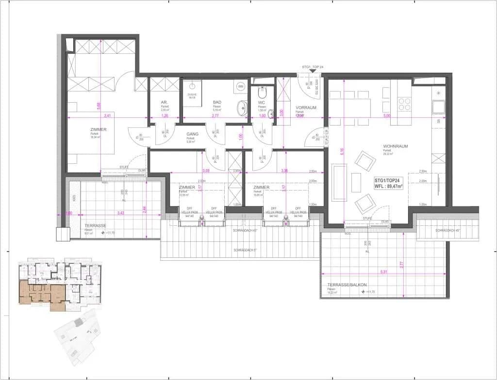 4-Zimmer-Wohnung kaufen in Wien – 89,47 m², € 699.900 – Bild 21 von 22