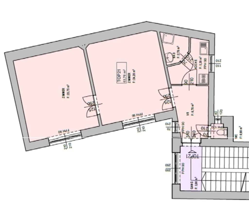 2-Zimmer-Wohnung kaufen in Wien – 65 m², € 399.000 – Bild 13 von 13