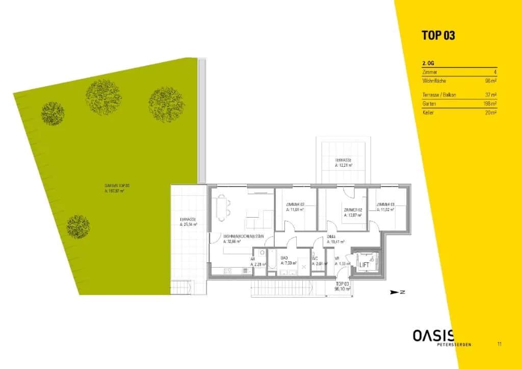 4-Zimmer-Wohnung kaufen in Graz – 96 m², € 699.000 – Bild 8 von 8