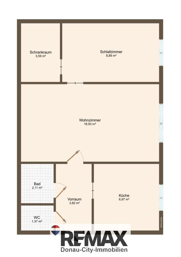 2-Zimmer-Wohnung kaufen in Wien – 44 m², € 179.000 – Bild 20 von 20