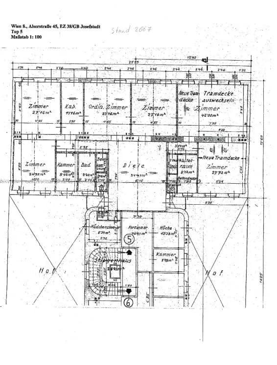 9-Zimmer-Wohnung mieten in Wien – 332,51 m², € 5.517