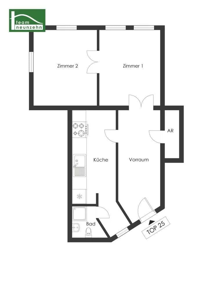 2-Zimmer-Wohnung mieten in Graz – 72,08 m², € 894 – Bild 23 von 23