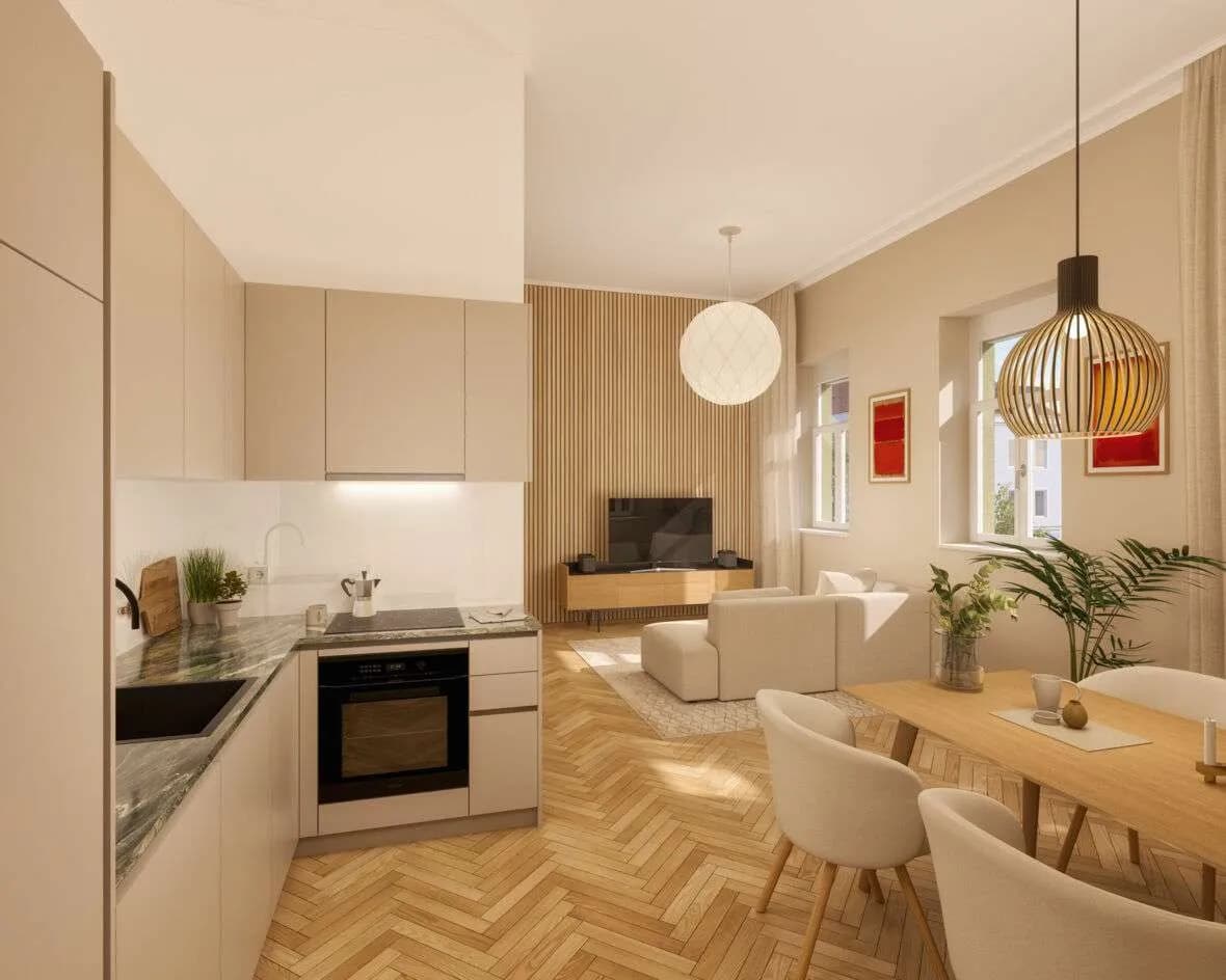 2-Zimmer-Wohnung kaufen in Wien – 48,58 m², € 345.000