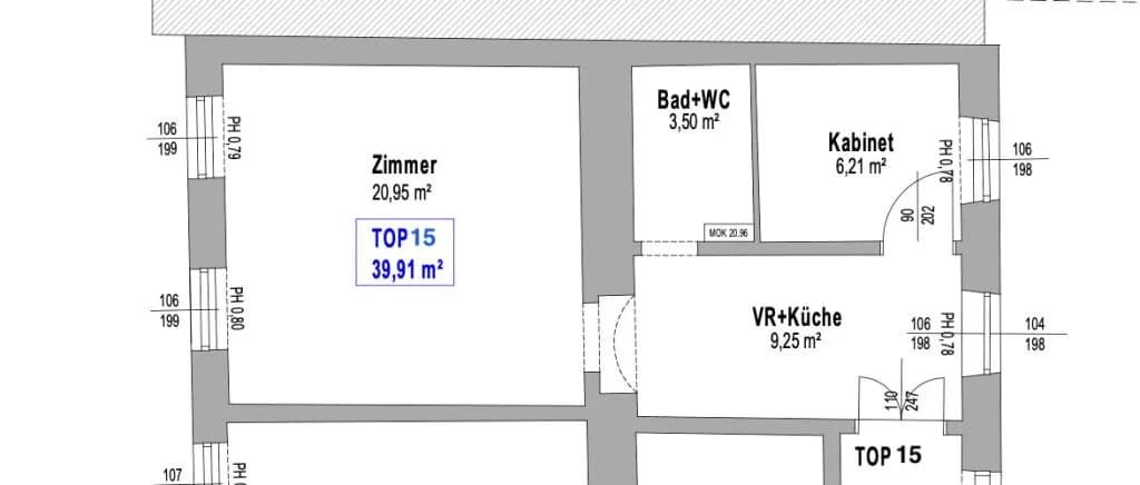 2-Zimmer-Wohnung kaufen in Wien – 40 m², € 185.000 – Bild 8 von 8