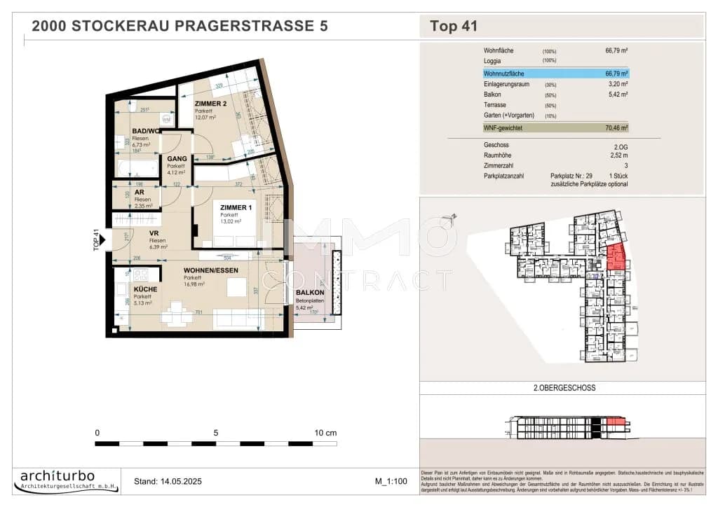 3-Zimmer-Wohnung kaufen in Korneuburg – 67 m², € 338.208 – Bild 5 von 6