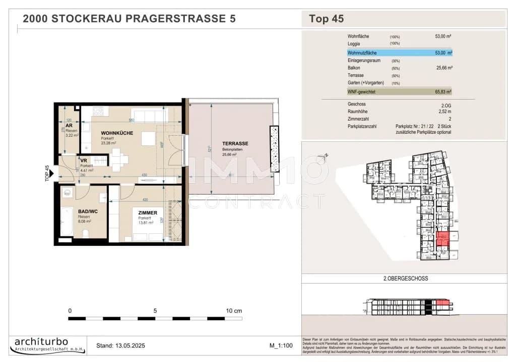 2-Zimmer-Wohnung kaufen in Korneuburg – 53 m², € 308.084 – Bild 5 von 6