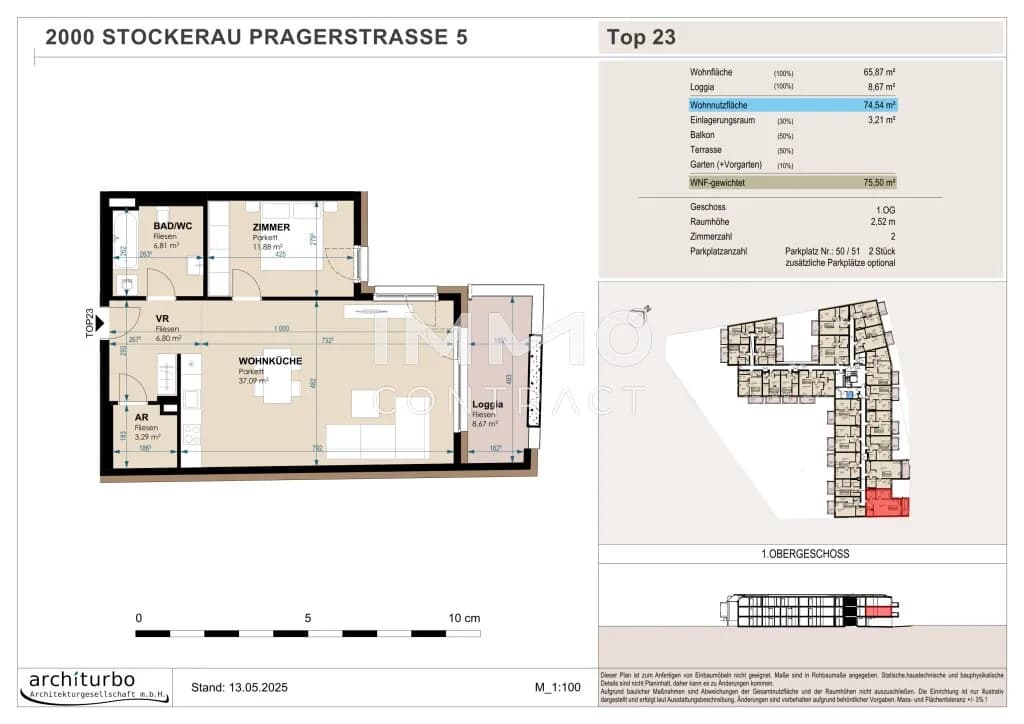 2-Zimmer-Wohnung kaufen in Korneuburg – 66 m², € 353.354 – Bild 5 von 6