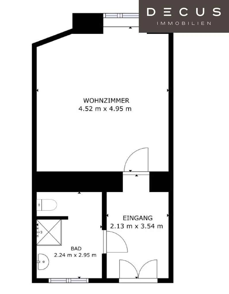 1-Zimmer-Wohnung kaufen in Wien – 35,05 m², € 134.900 – Bild 12 von 12